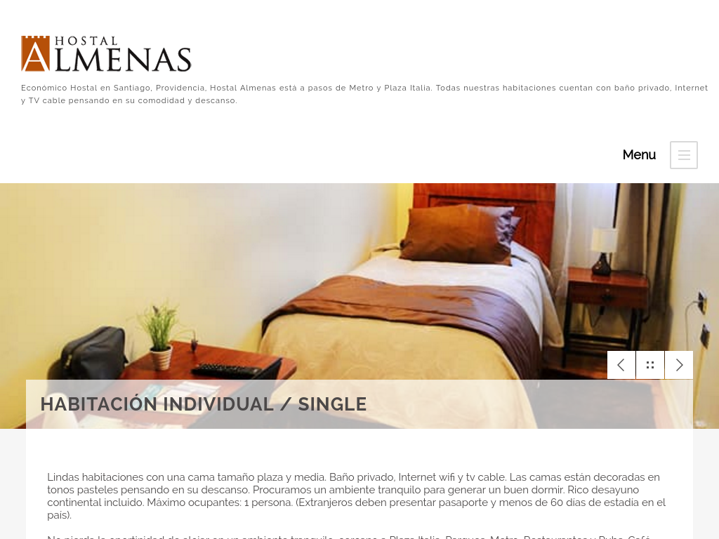 hostal en providencia