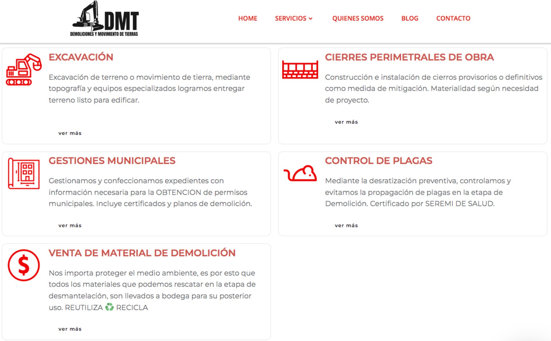 empresas de demolición en santiago