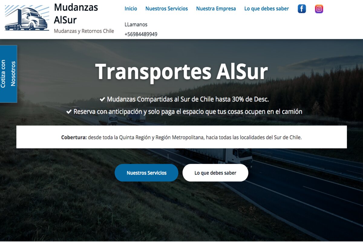 Servicio de mudanzas en chile