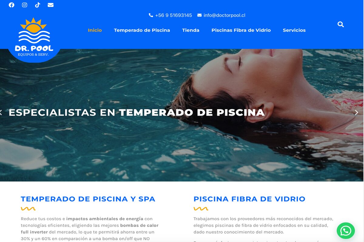 venta de piscina fibra