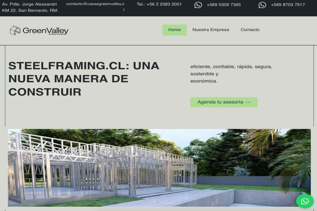 Estructuras Metalcon en santiago