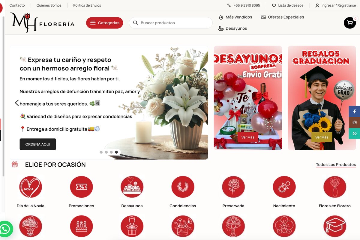 ramos de flores a domicilio