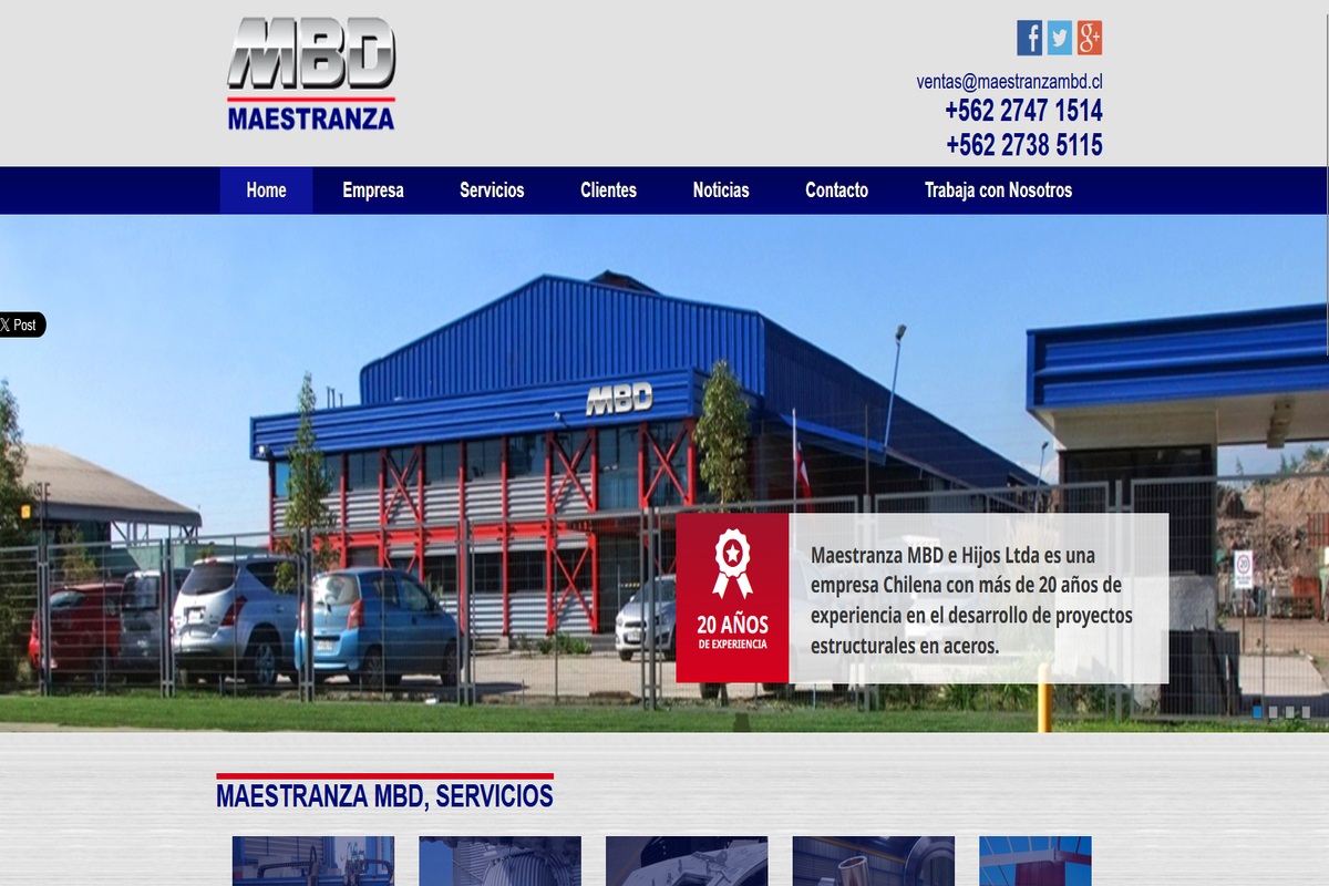 Reparación de estructuras y equipos industriales
